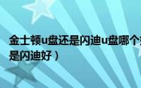 金士顿u盘还是闪迪u盘哪个好（11月17日u盘是金士顿好还是闪迪好）