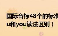 国际音标48个的标准读法视频（10月08日yiu和you读法区别）
