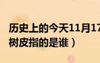 历史上的今天11月17日（11月17日三寸丁谷树皮指的是谁）