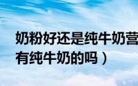 奶粉好还是纯牛奶营养好（11月18日奶粉中有纯牛奶的吗）
