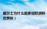 威尔士为什么能参加欧洲杯（10月08日威尔士为什么能参加世界杯）