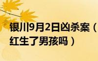 银川9月2日凶杀案（11月19日孩奴大结局唐红生了男孩吗）
