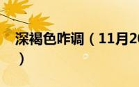 深褐色咋调（11月20日深褐色怎么调出来的）