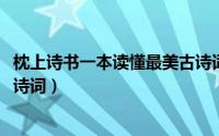 枕上诗书一本读懂最美古诗词（11月20日枕上诗书最唯美古诗词）