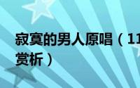 寂寞的男人原唱（11月21日寂寞的男人歌词赏析）