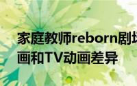 家庭教师reborn剧场版 家庭教师reborn漫画和TV动画差异