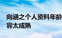 向涵之个人资料年龄 向涵之16岁曾被吐槽妆容太成熟