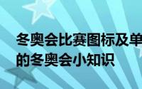 冬奥会比赛图标及单词 记住了让人刮目相看的冬奥会小知识