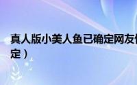 真人版小美人鱼已确定网友惊呼（真人版小美人鱼女主角确定）