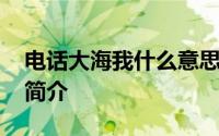 电话大海我什么意思 书籍电话大海和我内容简介