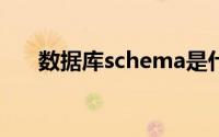 数据库schema是什么 数据库的作用）