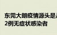 东莞大朗疫情源头是从哪里来（东莞大朗发现2例无症状感染者