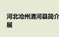 河北沧州清河县简介 老薛带您走进县城看发展