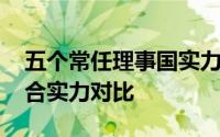 五个常任理事国实力排行 五大常任理事国综合实力对比