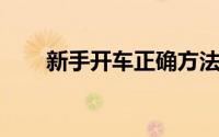 新手开车正确方法 新手开车第一步）