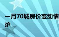 一月70城房价变动情况（意外4月70城房价出炉