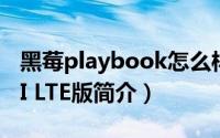黑莓playbook怎么样（黑莓PlayBook-WIFI LTE版简介）