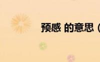 预感 的意思（预感的意思）