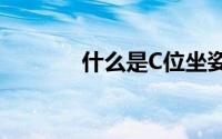 什么是C位坐姿（什么是c位）