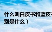 什么叫白皮书和蓝皮书（白皮书和蓝皮书的区别是什么）