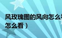 风玫瑰图的风向怎么看举例（风玫瑰图的风向怎么看）