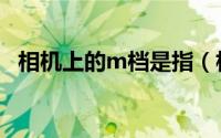 相机上的m档是指（相机m档是什么意思）