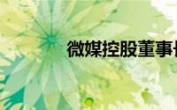 微媒控股董事长李岩（微媒）
