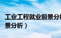 工业工程就业前景分析论文（工业工程就业前景分析）