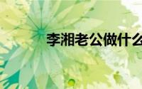李湘老公做什么的（李湘老公）