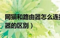 网猫和路由器怎么连接不上网（网络猫和路由器的区别）