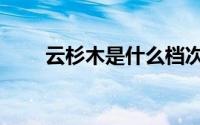 云杉木是什么档次的木材（云杉木）