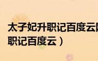太子妃升职记百度云网盘资源小说（太子妃升职记百度云）