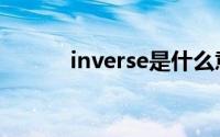 inverse是什么意思（inverse）
