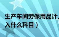 生产车间劳保用品计入什么科目（劳保用品计入什么科目）
