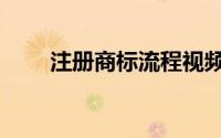 注册商标流程视频（注册商标流程）