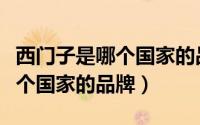 西门子是哪个国家的品牌的牌子（西门子是哪个国家的品牌）