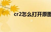 cr2怎么打开原图（cr2怎么打开）