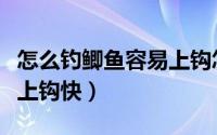 怎么钓鲫鱼容易上钩怎么钓鲫鱼（怎样钓鲫鱼上钩快）