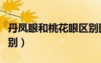 丹凤眼和桃花眼区别图解（丹凤眼和桃花眼区别）