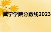 咸宁学院分数线2023年（咸宁学院分数线）