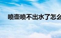 喷壶喷不出水了怎么办（喷壶喷不出水）