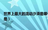 世界上最大的流动沙漠是哪个沙漠（世界上最大的流动沙漠是）