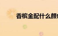 香槟金配什么颜色最搭（香槟金）