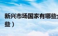 新兴市场国家有哪些企业（新兴市场国家有哪些）