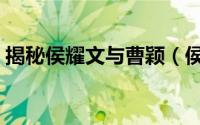 揭秘侯耀文与曹颖（侯耀文和曹颖纵欲过度）