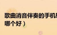 歌曲消音伴奏的手机软件下载（歌曲消音软件哪个好）