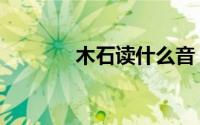 木石读什么音（木石读什么）