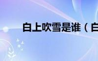 白上吹雪是谁（白上吹雪百度百科）