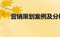 营销策划案例及分析（营销策划案例）
