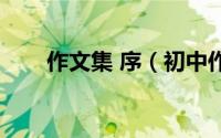 作文集 序（初中作文集序言怎么写）